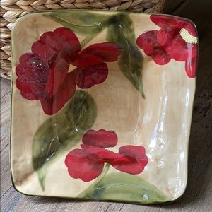 Oasis Collection Red Poppy Bowl